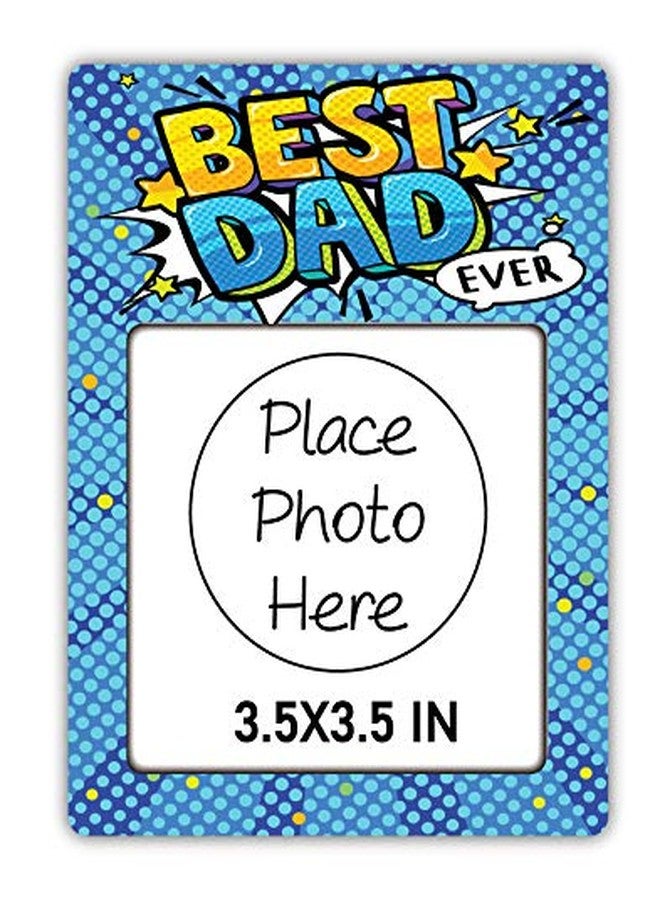 Nourish Photo Frame Fridge Magnets - Best Dad - Image 2